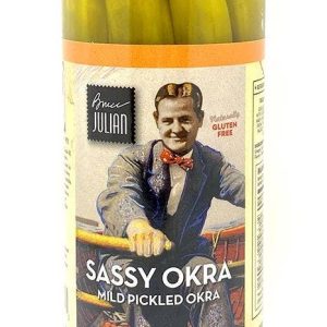 Sassy eingelegte Okra – Bruce julian Erbe Lebensmittel – 16 Unzen Glas