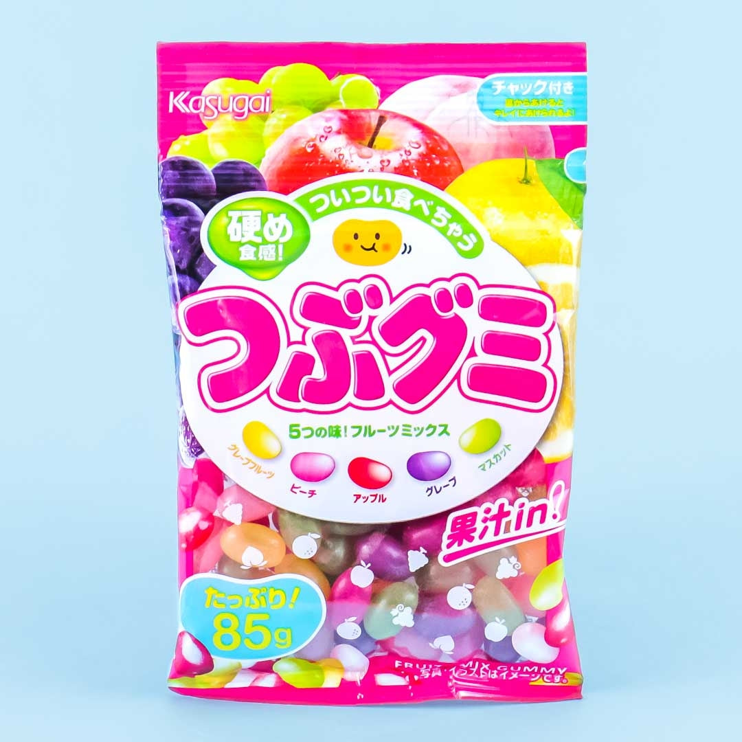 Kasugai Tsubu Gummy Süßigkeiten – Fruchtmischung