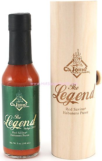 Die Legende Chilisauce unterzeichnet und # Sammler, 5oz
