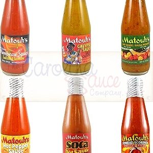 Matouk’s West Indian scharfe Saucen voll Satz