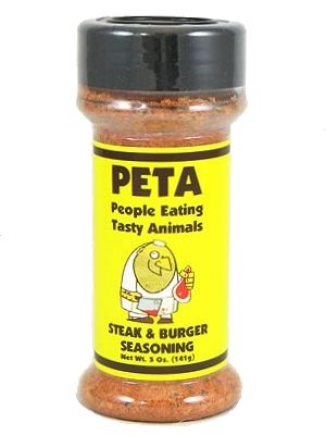 PETA (Leute zum Essen schmackhafter Tiere) Steak Würzmischung, 5oz