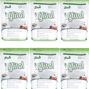 Zveet Real Birch Xylitol, 5 lb. (Fall von 6)