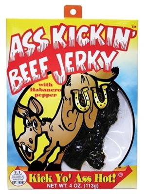 Ass Kickin Rindfleisch Jerky, 4oz