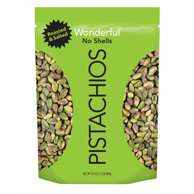 Wonderful Pistazien keine Schalen gebraten gesalzen, 24 oz