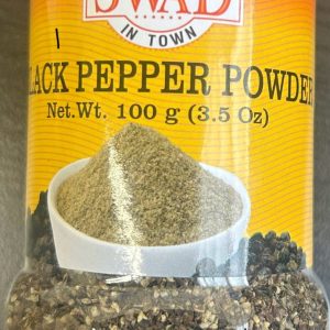 Swad Pulver aus schwarzem Pfeffer (Flasche) – 100g