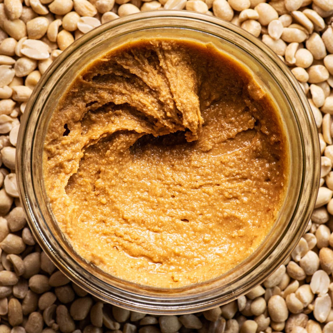 Frisch hergestellte leicht gesalzene Erdnussbutter 1LB
