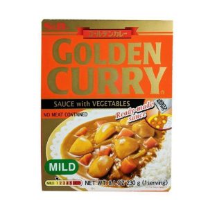 S&B Golden Curry Soße mit Gemüse mild