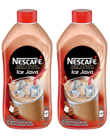 Nescafe Ice Java Kaffeesirup, 16 oz (Packung mit 2)