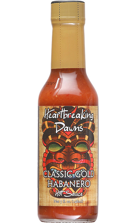 Heartbreaking Dawns Klassische Gold Habanero Chilisauce, 5oz