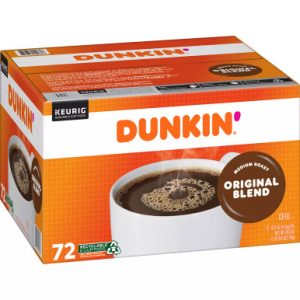 Dunkin ’ Donuts Original Blend K-Cup Kaffeekapseln, 72 ct.