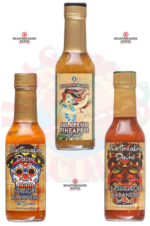 Herzzerreißende Morgendämmerung Milder Chilisauce 3er Packung, 3/5oz