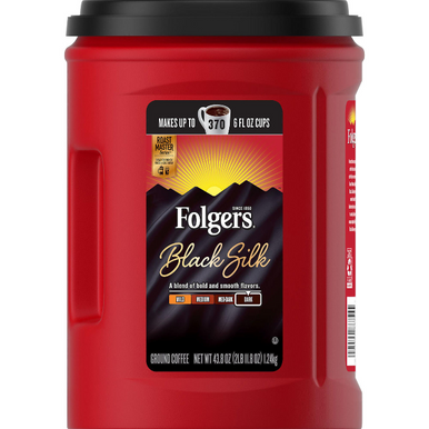 Folgers Schwarz Seide dunkel Roast Kaffee, 40,3 oz