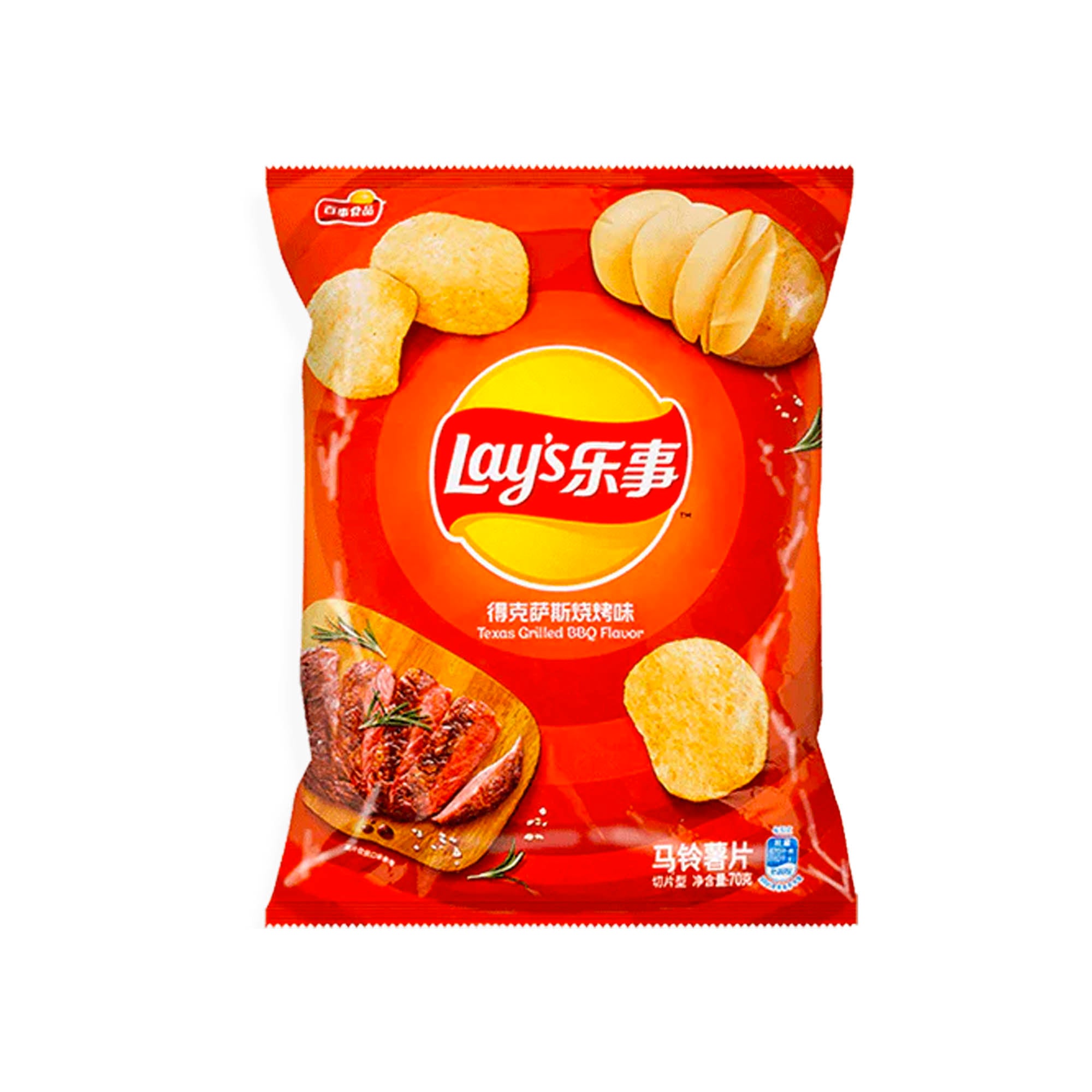 Lay's Texas Grill BBQ Geschmack (China)