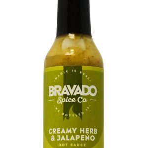 Bravado Gewürz co. cremiges Kraut und Jalapeno scharfe Sauce