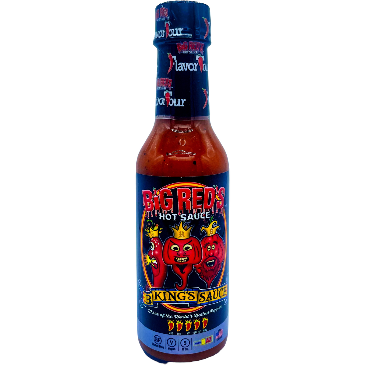 Die 3 Kings Chilisauce von groß Rot