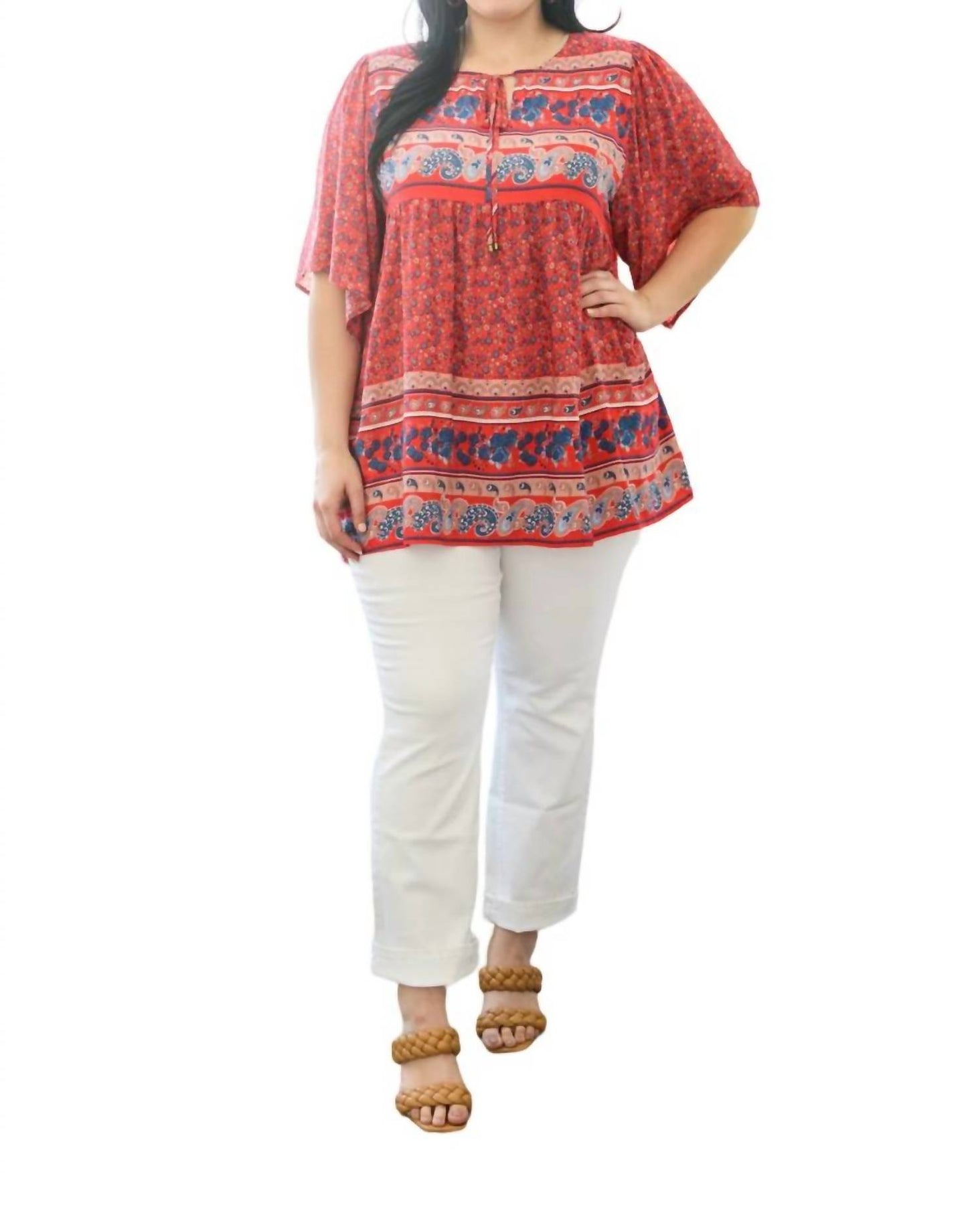 Leichtes Street Top in Rot