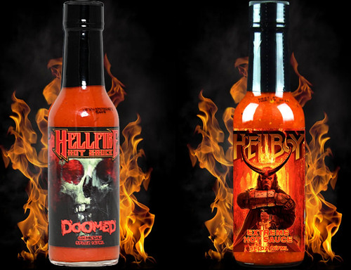 Hellfire HellBoy Chilisaucen Geschenkset, 2/5oz