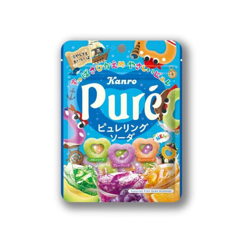 reiner Ringgummi – sortierte Früchte Soda