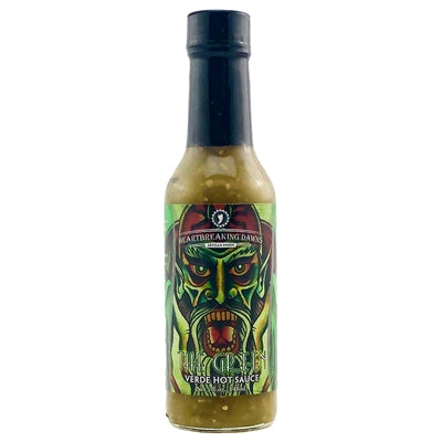 Chilisauce Heartbreaking Dawn's Die grüne Verde Hitze 6