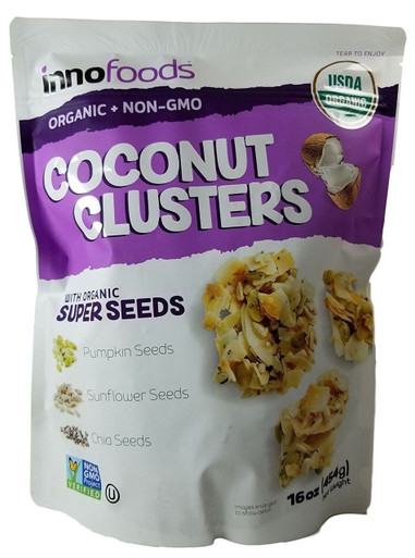 InnoFoods Bio-Kokosnuss-Cluster, 18 oz