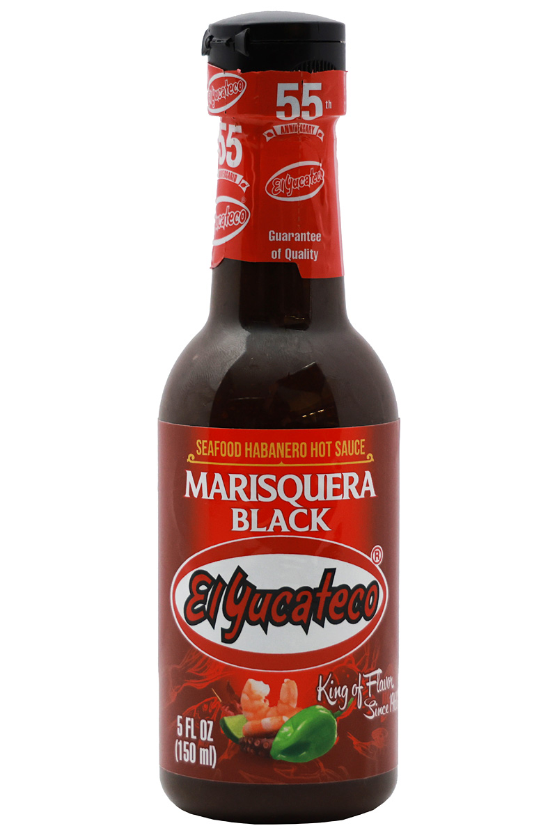 El Yucateco Marisquera schwarze Chilisauce
