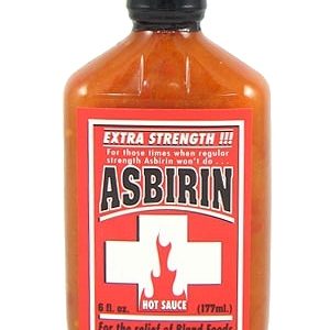 Asbirin extra Stärke!!! scharfe Sauce, . – 6oz