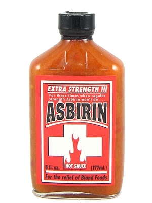 Asbirin Extra Stärke!!! Chilisauce, 6oz