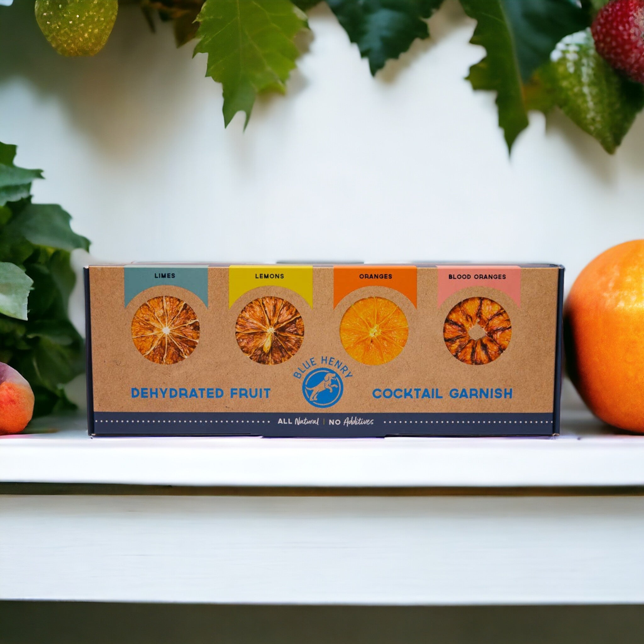 BlueHenry LLC – Bar Garnish – Dehydriertes Fruchtsortenpaket