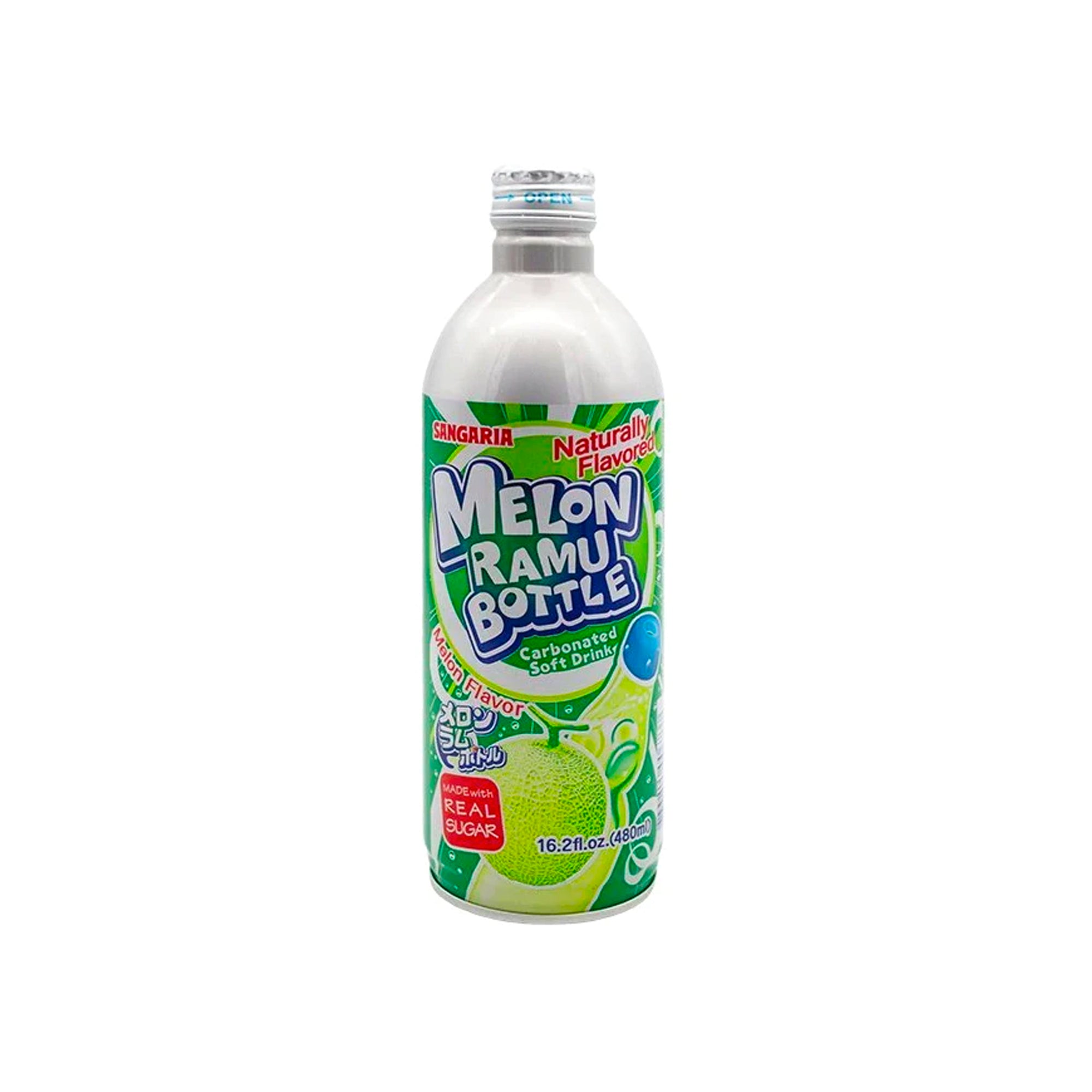 Sangaria Melone Ramune Soda (16,2 oz) (Japan)
