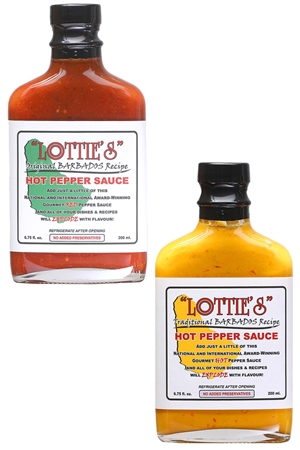 Lottie's Barbados Gelbe & Rote Pfeffersaucen Set