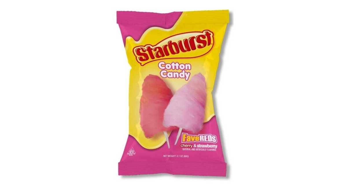 Starburst Baumwolle Süßigkeiten flauschig & süß