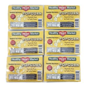6 Packung – Gesunder Herzmarkt Kein Salz Mikrowelle Popcorn