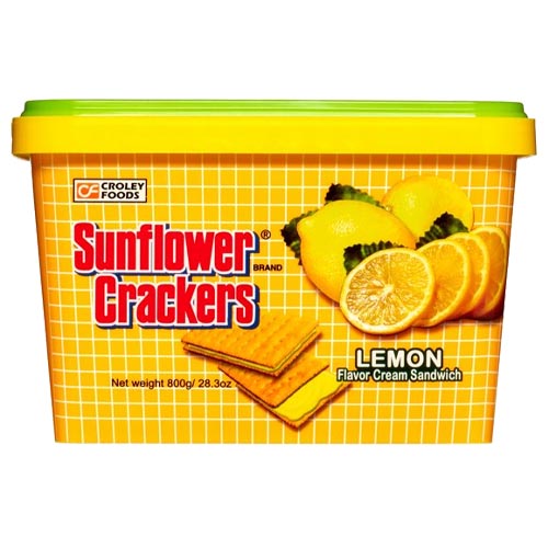 Sonnenblumen Crackers – Zitronengeschmack Creme Sandwich – 28 OZ