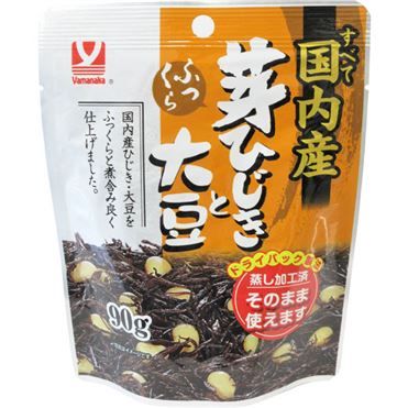 Yamanaka Foods Haus Hijiki Seetang mit Sojabohnen 90g