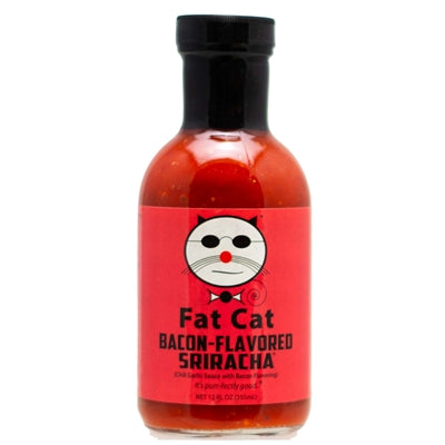 Chilisauce Fat Cat Speck aromatisiert Sriracha Hitze 5
