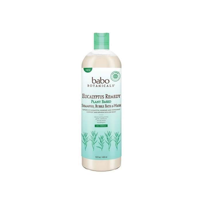 Babo Botanicals – 3 in 1 Eukalyptus Remedy Shampoo 15oz
