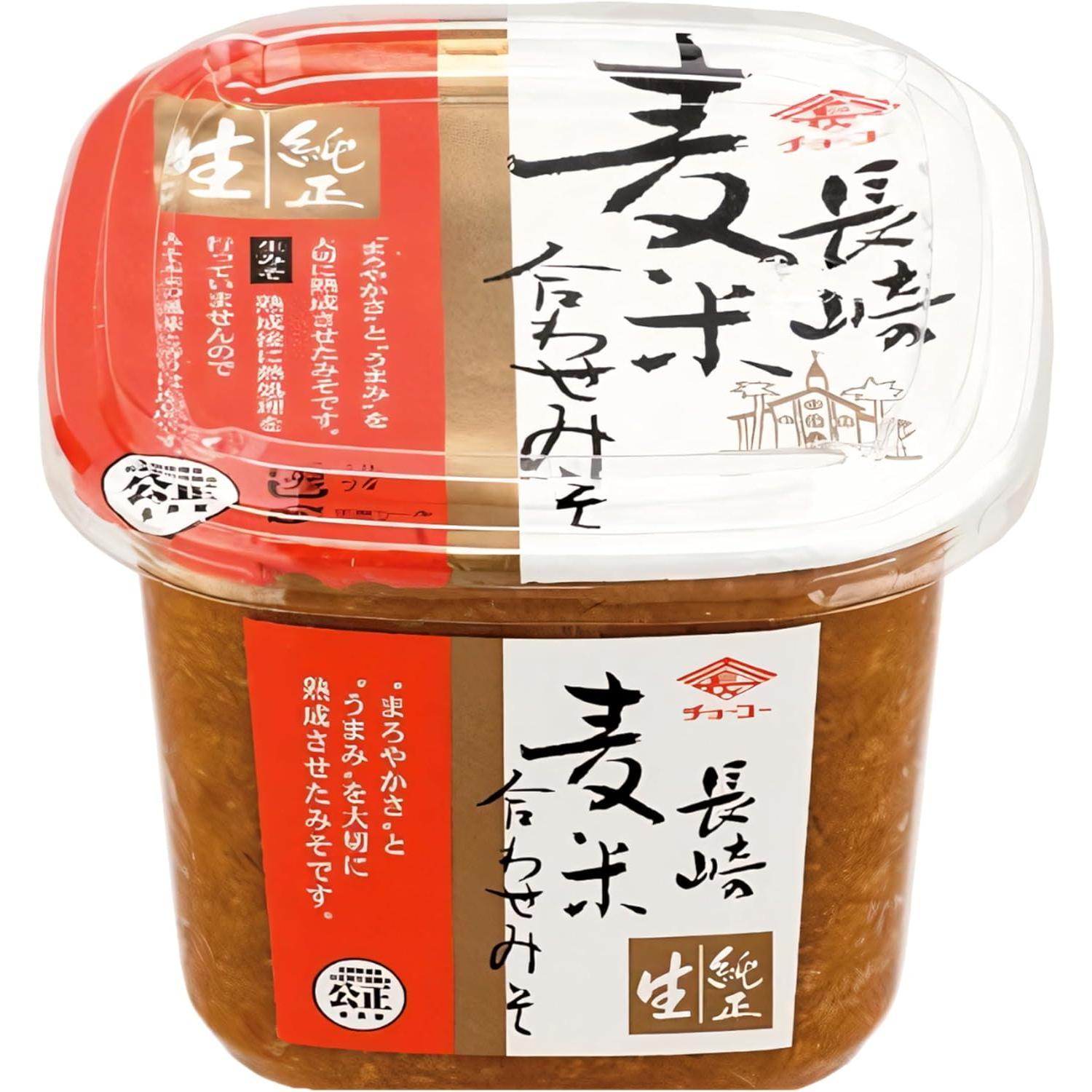 Choko Blended Miso Nicht pasteurisiert Nackte Gerste & Reis Roh Miso Paste 500g