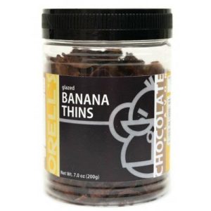 Orell’s – Glazed Banana Thins Schokolade – 7 Unzen