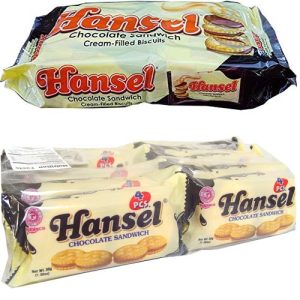 Rebisco – Hansel Sandwich Choco – 10 Packungen