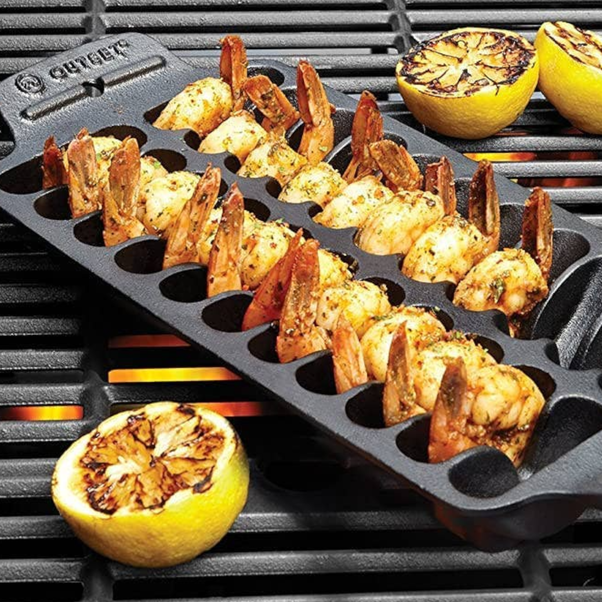 Fox Run Marken – Outset Garnele Grillpfanne, CastIron