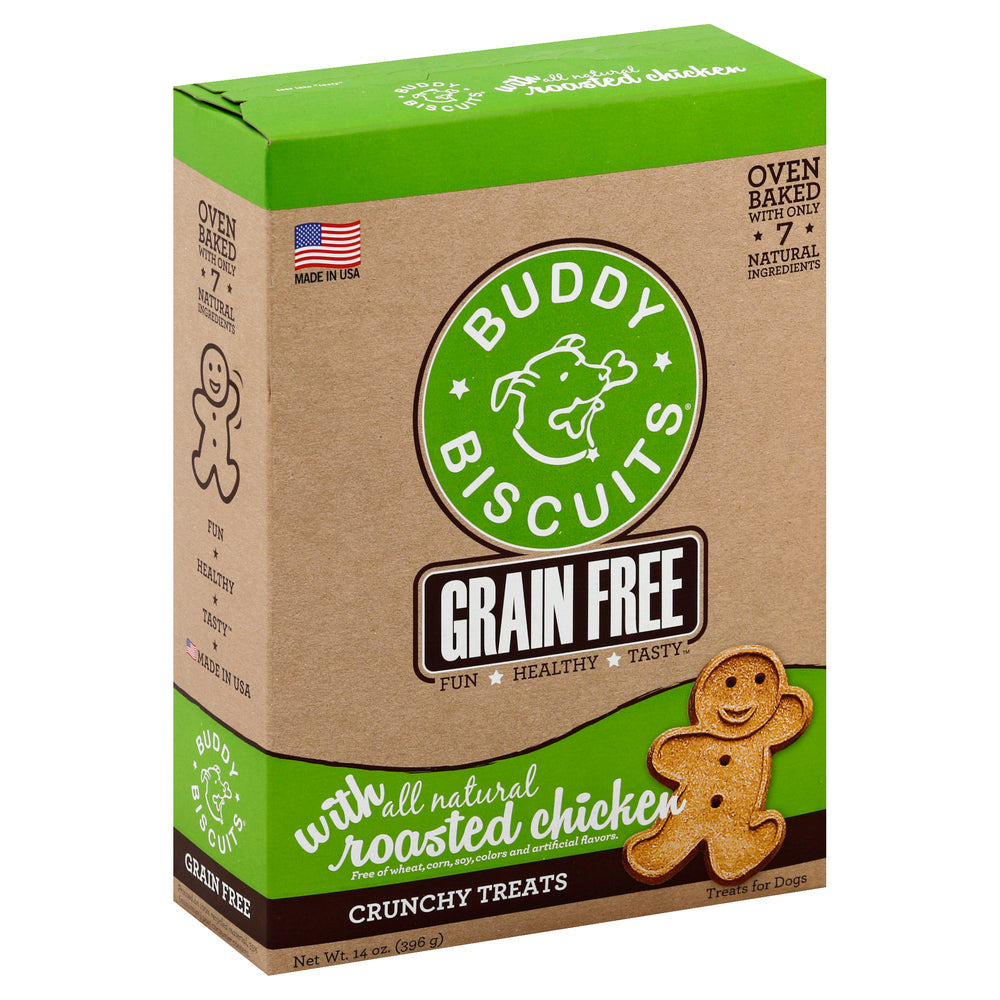 Buddy Kekse Ofen Gebacken Gebratenes Huhn knusprig Dog Treats – 16 Unzen