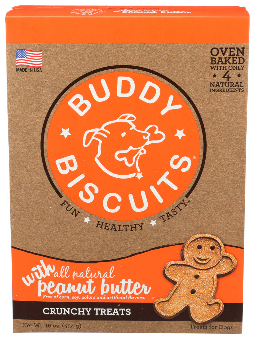 Buddy Kekse Hunde Leckereien – Erdnussbutter 16oz