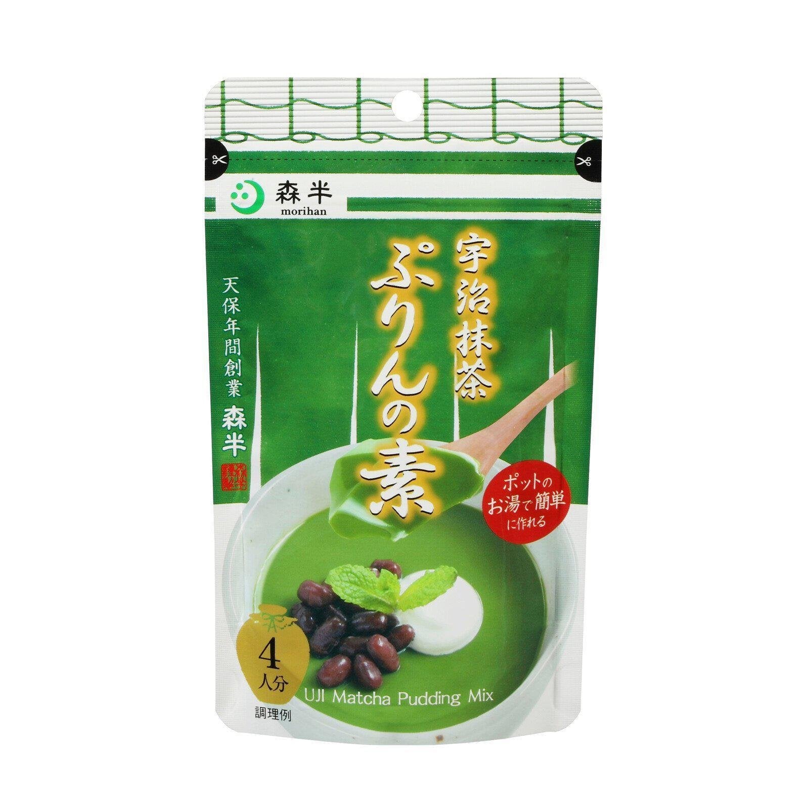 Morihan japanische Uji Matcha Pudding Mischung 80g