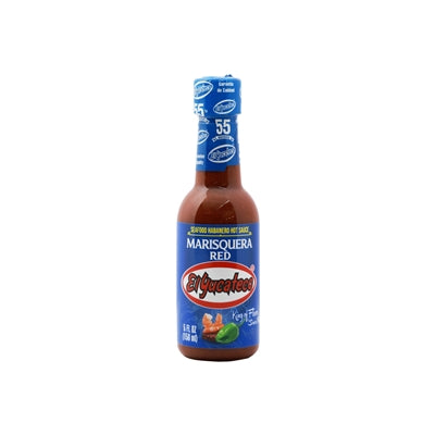 Chilisauce El Yucateco Marisquera Rote Plastikflasche Heat 4