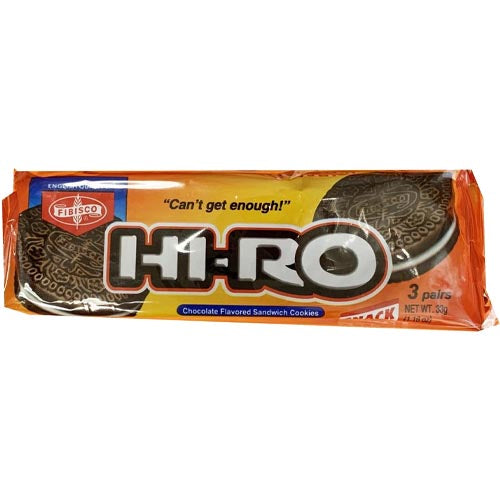 Fibisco – Hi-Ro Chocholate aromatisierte Sandwich-Kekse – 33 G