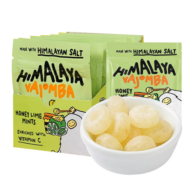 Groß Foot Minze Limette Honig Harte Süßigkeit 180g