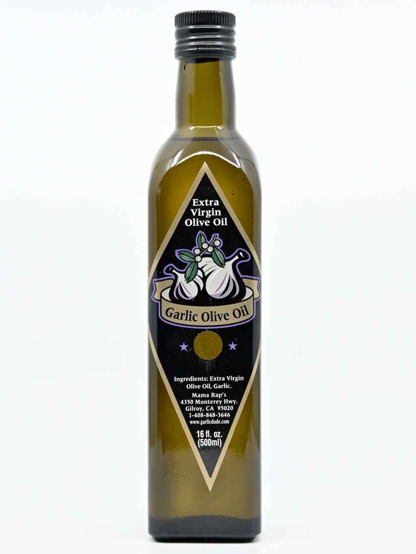 Olivenöl Extra Jungfrau Gilroy Knoblauch hergestellt von The Garlic Shoppe 16.9