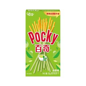 Glico Pocky Matcha Geschmack Kekse Stäbchen – 50g