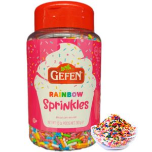 Gefen Passover bunte Regenbogen-Spritzen, 10 Unzen