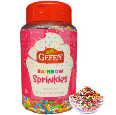 Gefen Passah Bunte Regenbogen Streusel, 10 oz